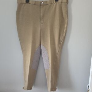 Tuff Rider Mens Equestrian Tan Riding Pant